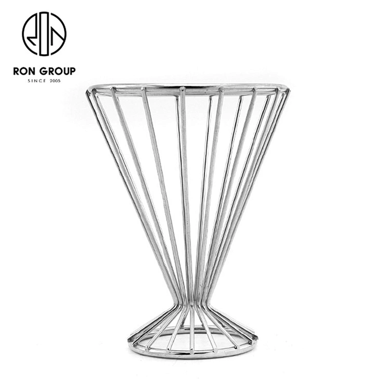 High Straight Line Mini Food Display French Fries Rack For Restaurant