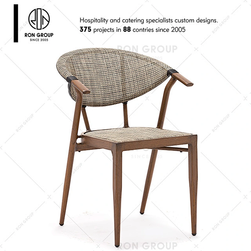 Wholesale Cheap Outdoor Aluminum Dining Chair