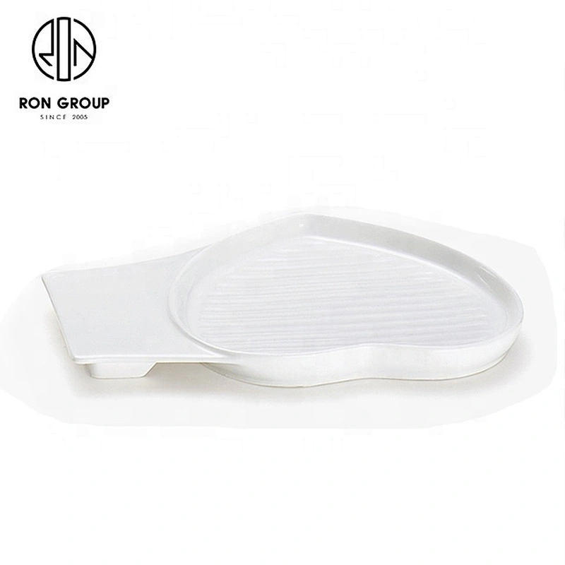 Sweet Exquisite Flat Heart Shape Plate For Restaurant Dedicated