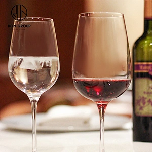 Custom 705ML Capacity Lead-Free Crystal Burgundy White Wine Glasses