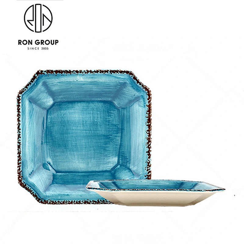 Restaurant Square Modern Fine Porcelain Tableware