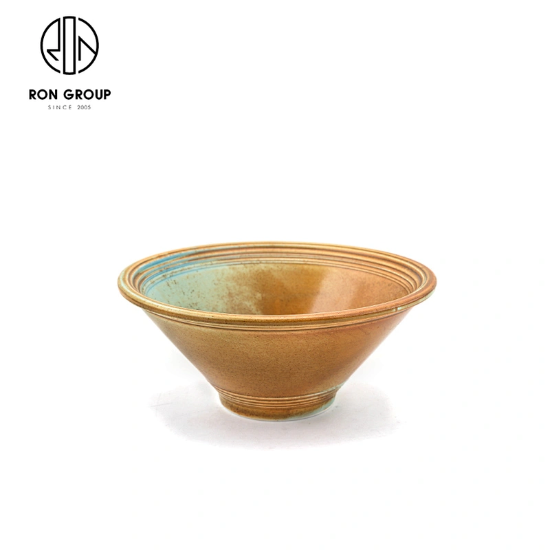 Good Quality High Capacity 7 Inch Round Salad Bowl Ramen Noodle Bowl
