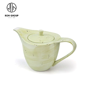 Factory Direct Heat Resistant Teapot White Porcelain Coffee Pot With Handle