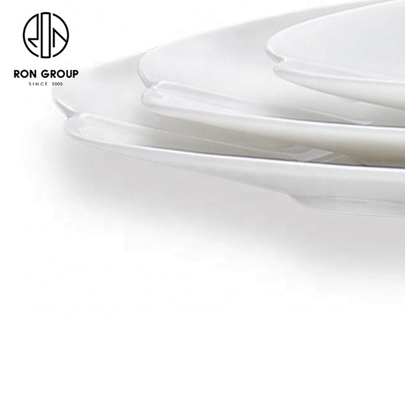 Wholesale And Retail Long Oval Soup Plate For Hotel And Restaurant