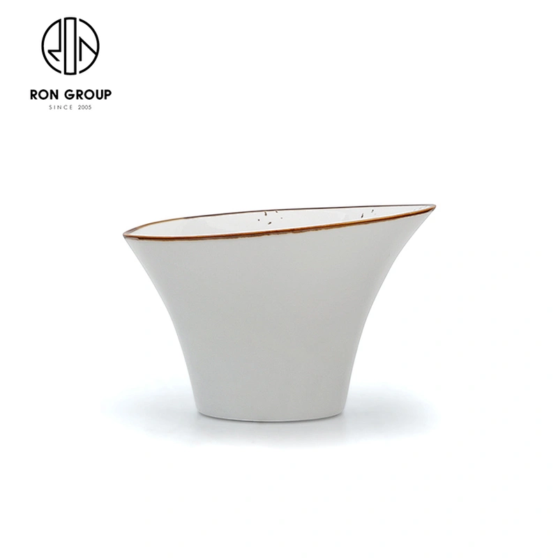 Bevel Design Restaurant Hotel  Multiple Colors Salad Pasta Bevel Bowl