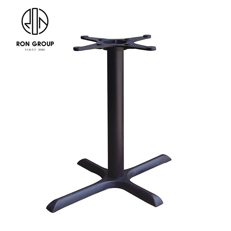 Foshan wholesale Fashionable Cast Iron metal table legs with black casting