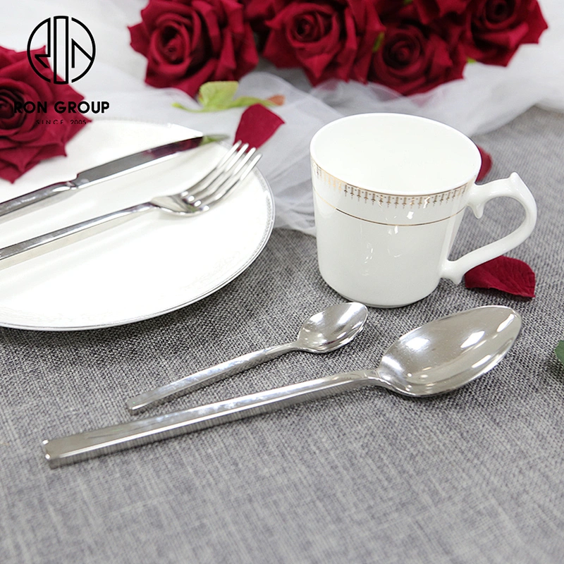 Quality Standard Stainless Steel Silver Hotel Restaurant Cutlery Set