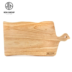 Hot Sale Hotel Restaurant Custom Logo Round Pizza Wooden Cutting Board