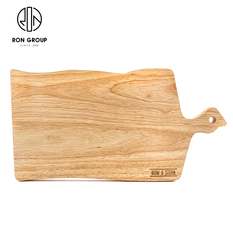 Hot Sale Hotel Restaurant Custom Logo Round Pizza Wooden Cutting Board