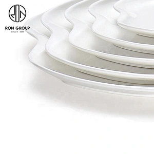 Fancy Dinnerware Custom Intersperse Rhombus Shape Ceramic Dinner