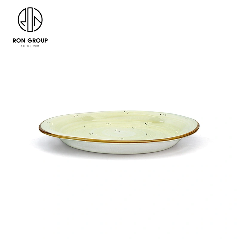 Good Quality Restaurant Custom Logo Ceramic Dinner Dishes And Plates