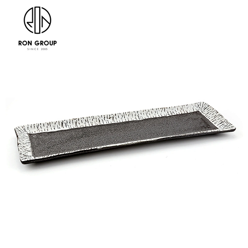 Creative Tableware Steak Rectangular Western Food Plate Fish Dinner Plate