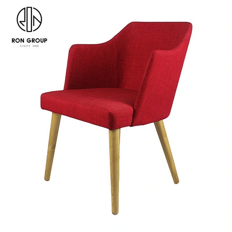 Comfort Restaurant Furniture Leisure Armrest Dining Chair For Sale