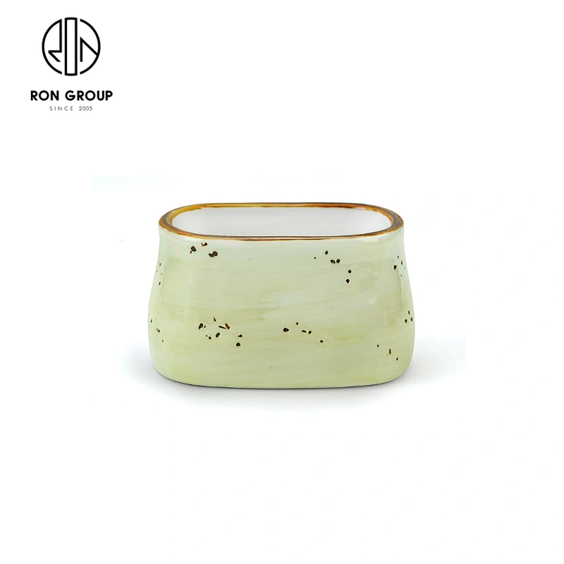 Hot Sale Small Storage Bowl Square Bowls Porcelain Sugar Bowl