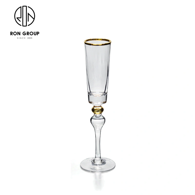 Luxury Wedding Creative Wholesale Wine Glass Crystal Champagne Goblet Glass