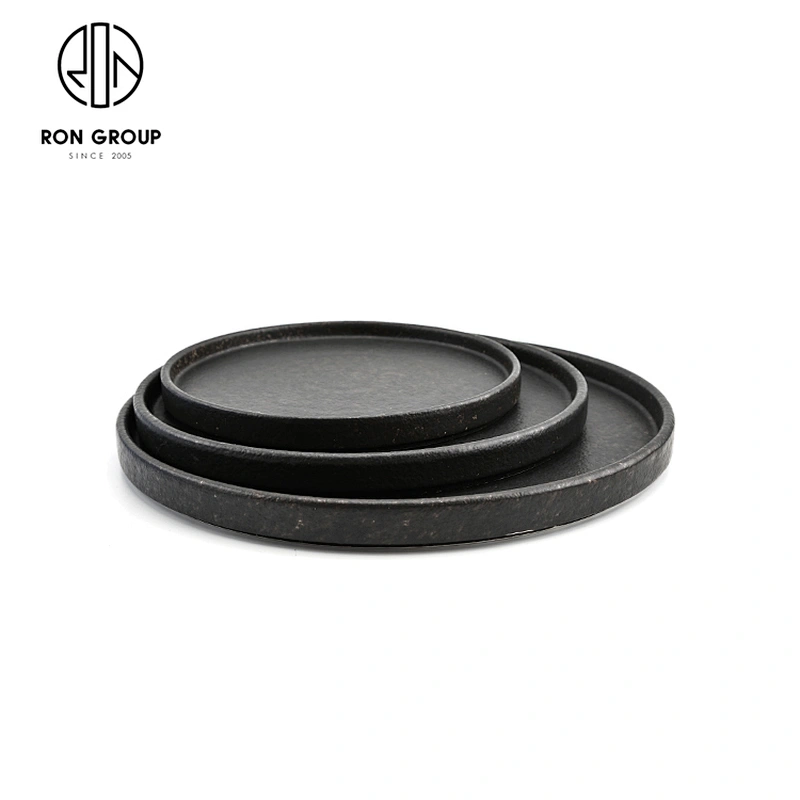 Restaurant Hotel Creative Nordic Style Pasta Pizza Porcelain 8 Inch Round Plates