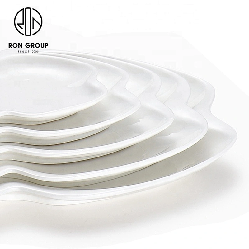 Fancy Dinnerware Custom Intersperse Rhombus Shape Ceramic Dinner