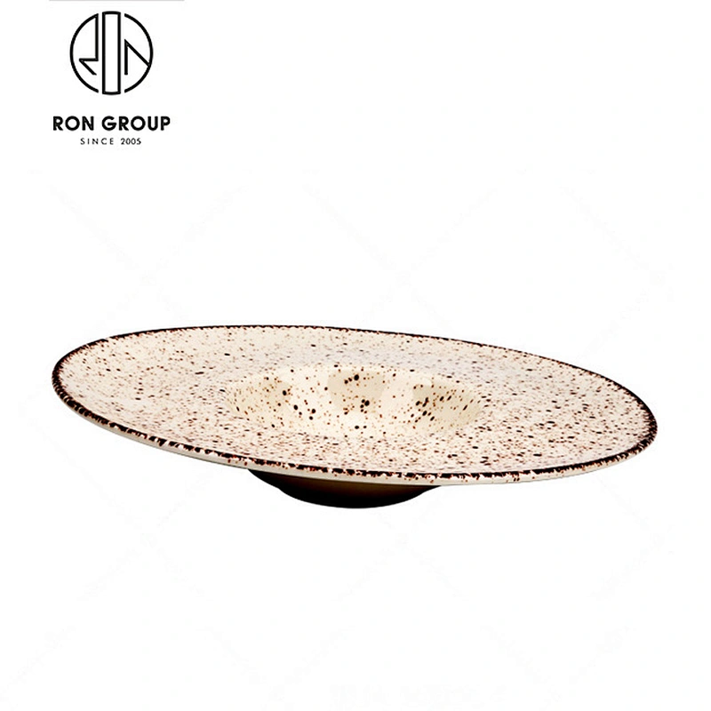 9 Inch Restaurant White Square Ceramic Dinner Plates