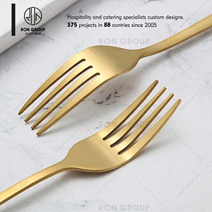 Wholesale Restaurant Hotel Gold Plated Cutlery