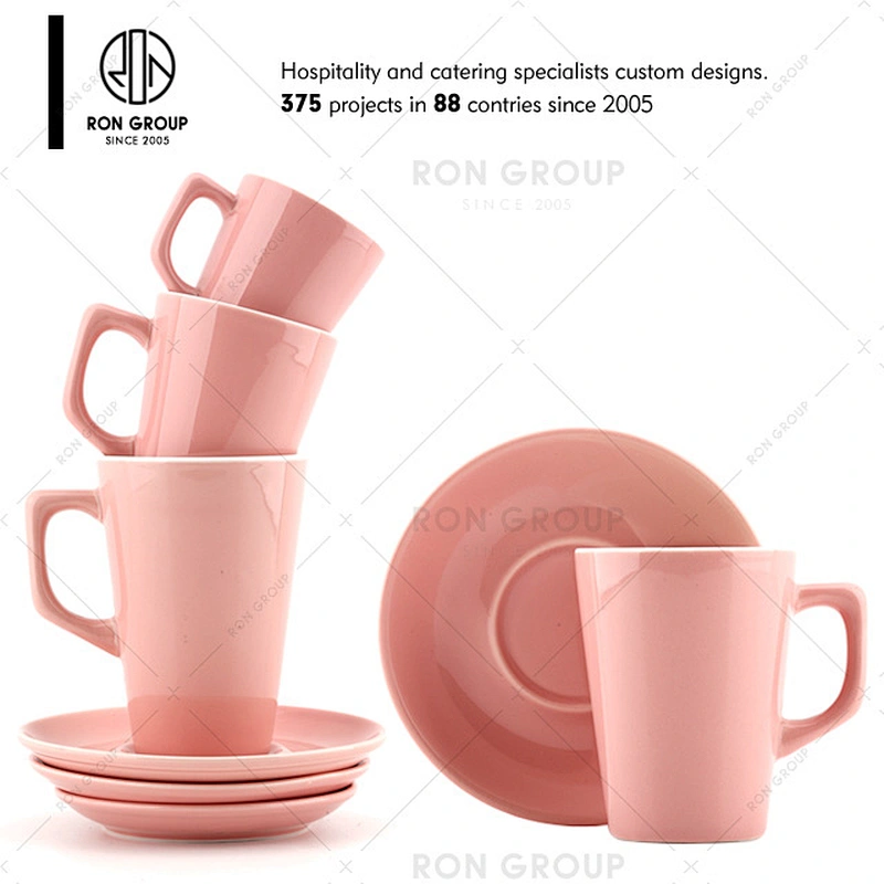 Wholesale Restaurant Brown Custom Ceramic Coffee Mug