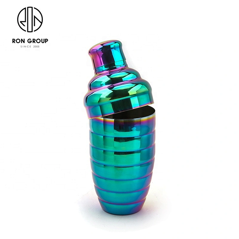 Metal Color Drink Cocktail Shaker Stainless Steel Cocktail Mixercolorful Cocktail Shaker