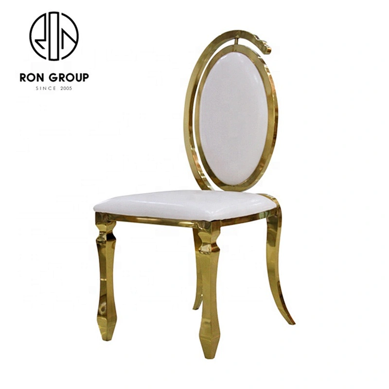 Modern Luxury Indoor Furniture Stainless Steel Legs Dining Chair