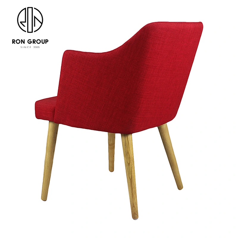 Comfort Restaurant Furniture Leisure Armrest Dining Chair For Sale