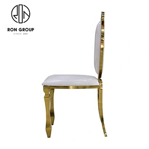 Modern Luxury Indoor Furniture Stainless Steel Legs Dining Chair