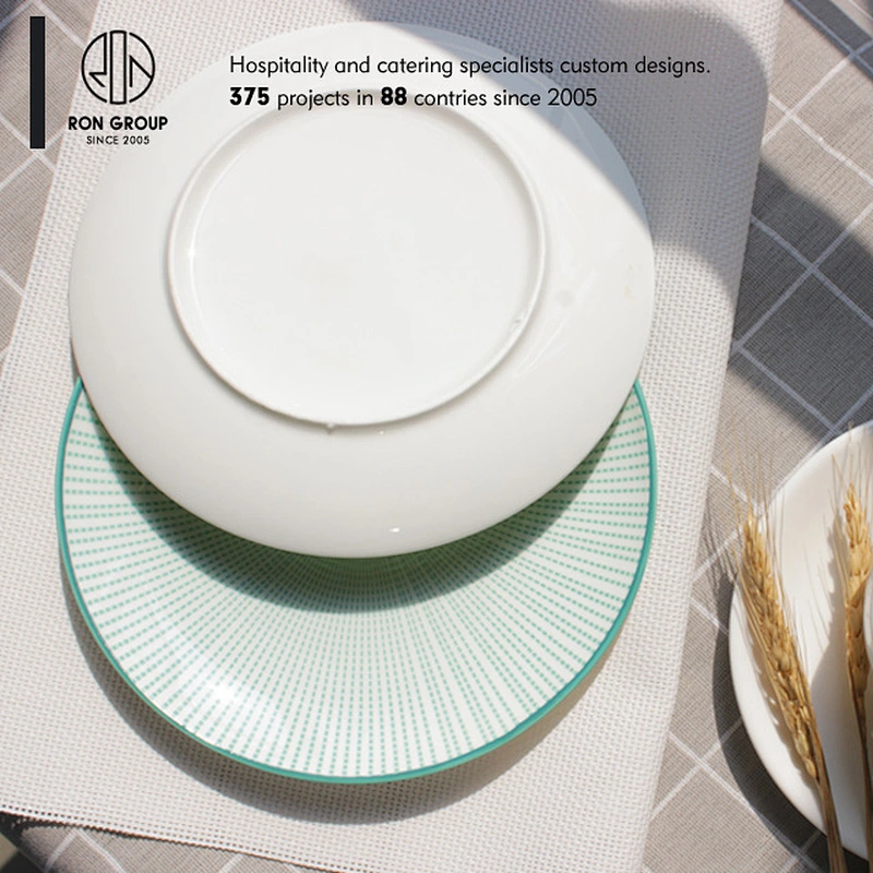 Home basic ceramic cheap and decorative plates