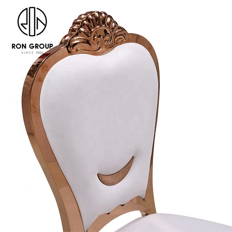 Restaurant Wedding Chairs Modern Stainless Steel Dining Chair