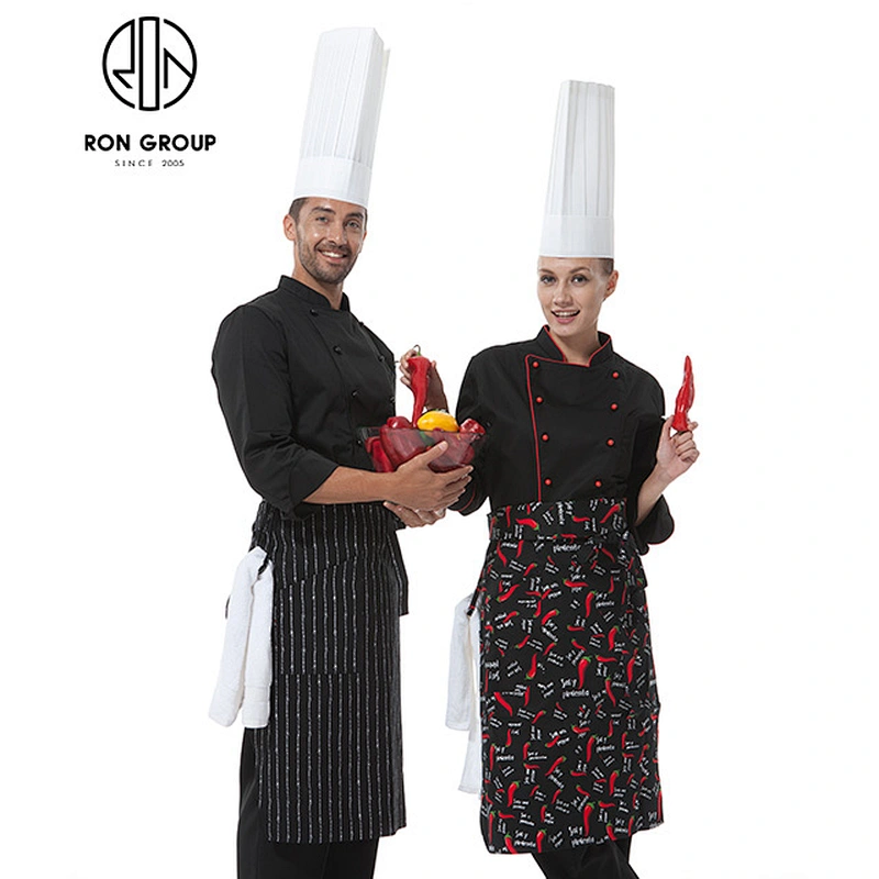 Hotel Restaurant Custom Logo Waiter Uniform