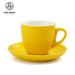 Eco-Friendly Reusable Hotel Restaurant Coffee Mug Ceramic With Handle