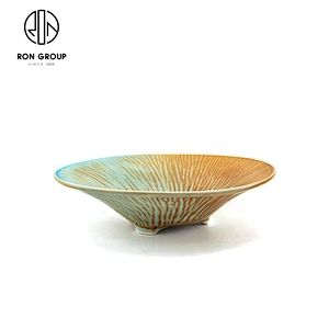 Hotel Tableware Ceramic New Design 9 Inch Triangle Noodle Soup Bowl