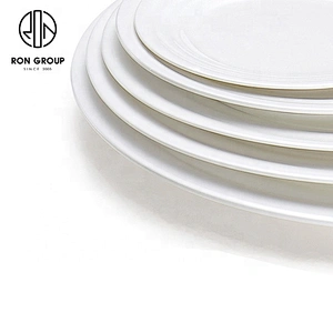 Custom Wholesale Retail Ceramic Shallow Dish For Restaurant