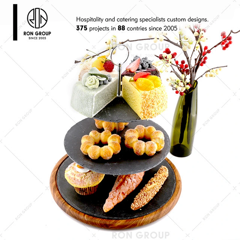 Restaurant Custom Logo Round Pizza Wood Cutting Board