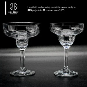 Restaurant unbreakable plastic martini cocktail cup
