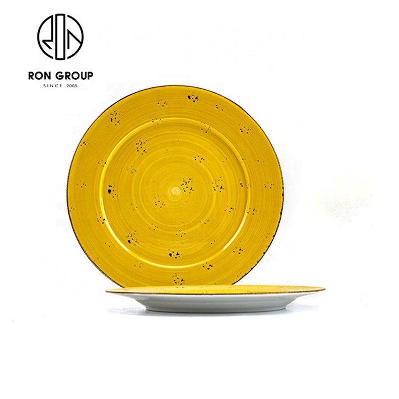 Wholesale Modern Flat Round Plate Best Restaurant Quality Dinnerware