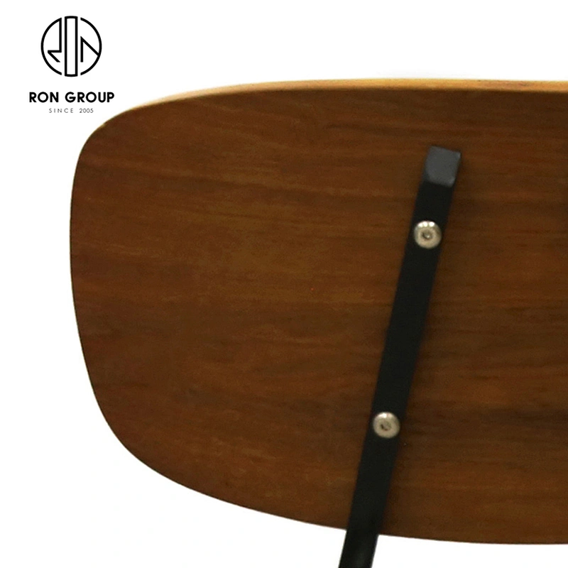 Fashion Vintage Leather Cushion Wood Design Dining Chair For Room Restaurant