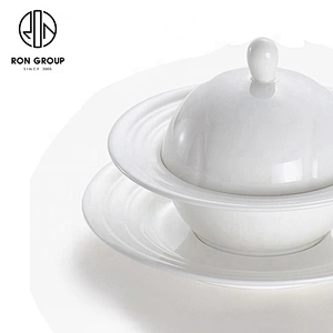 Guangdong Factory China Wholesale Ceramic Soup Bowl With Lid