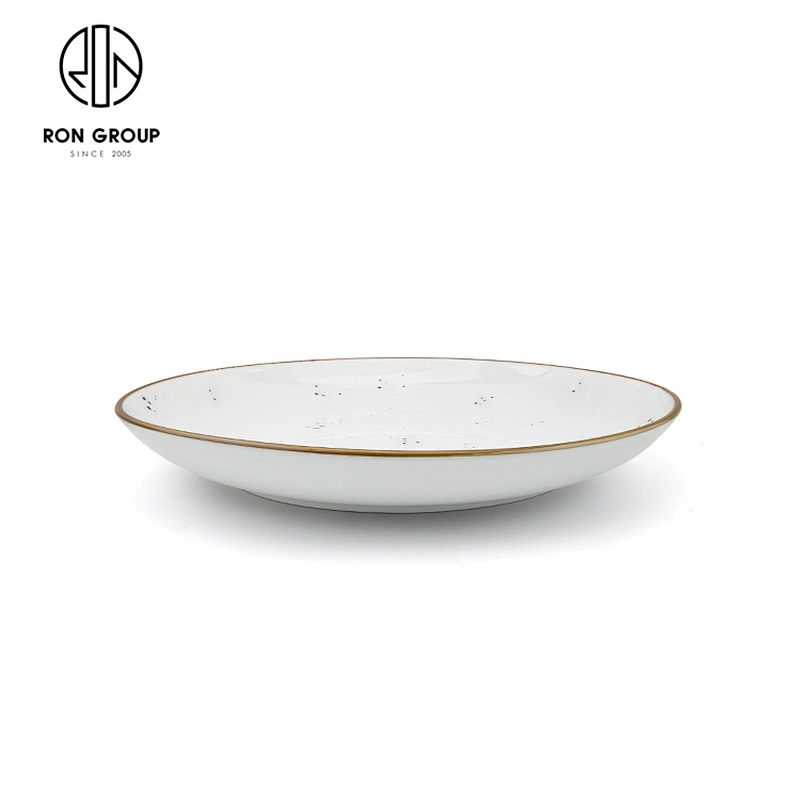 Wholesale High Quality Ceramic Serving Dishes Restaurant Dining Round Plates