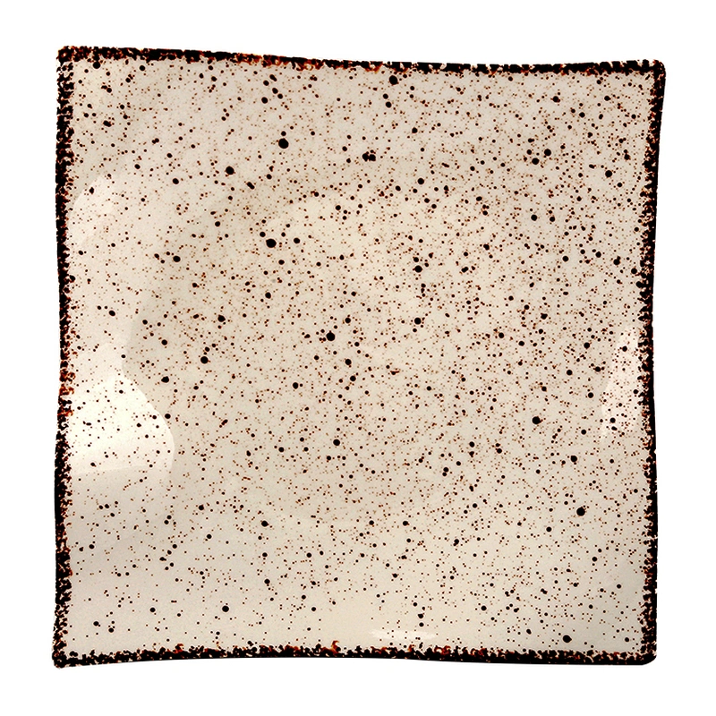 High Quality 11 Inch Durable Dinner Ceramic Square Dinner Plates