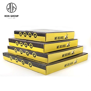 Wholesale Good Quality Restaurant E Flute Customize Printed Pizza Box