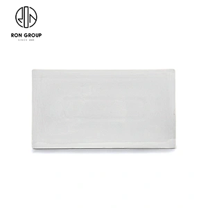 Restaurant Hotel Tableware 10 Inch Rectangular Porcelain Plate