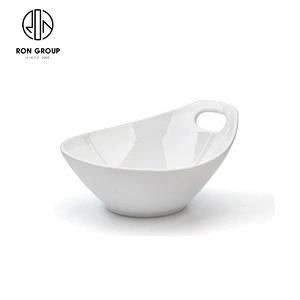 Restaurant Use Dinnerware Snack Plate Creative Small Sauce Dish With Hole