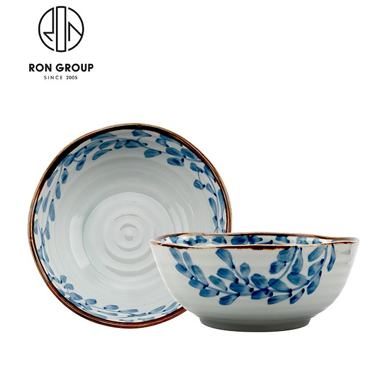 Japanese Restaurant 4.5 Inch Ceramic Soy Sauce Bowl With Handle