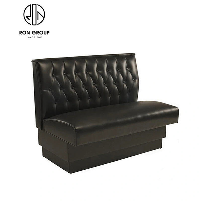 Wholesale Custom Leather Curved Booth Seating