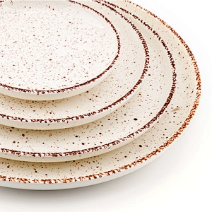 Wholesale Porcelain Custom Ceramic Plates For Restaurant