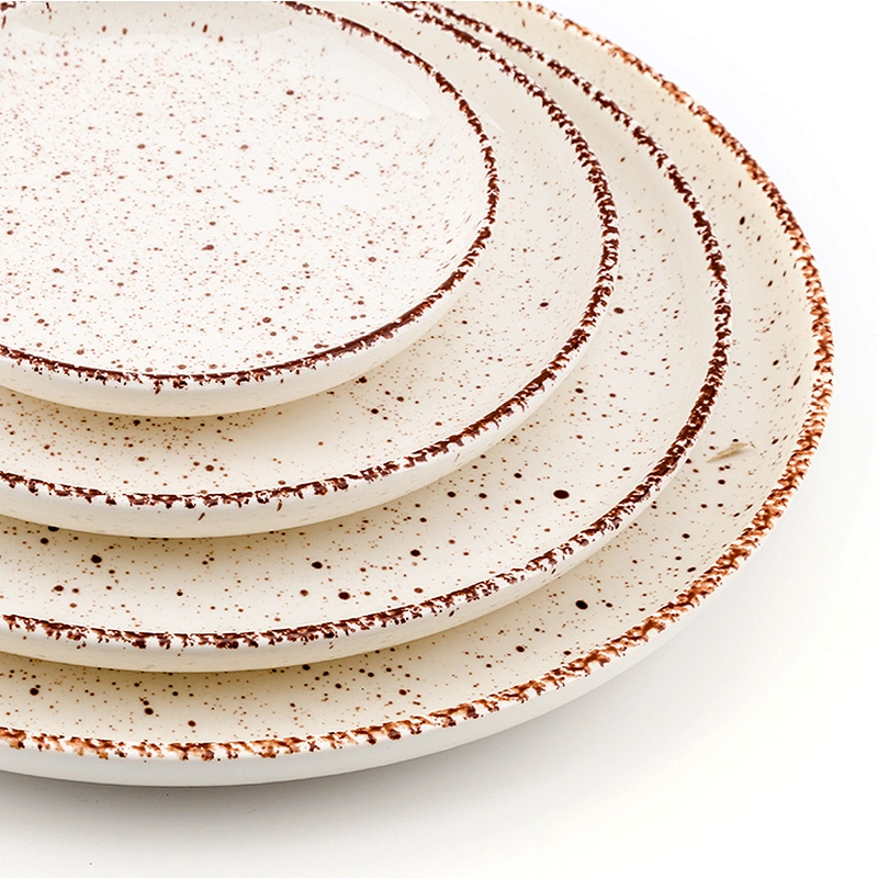 Wholesale Porcelain Custom Ceramic Plates For Restaurant