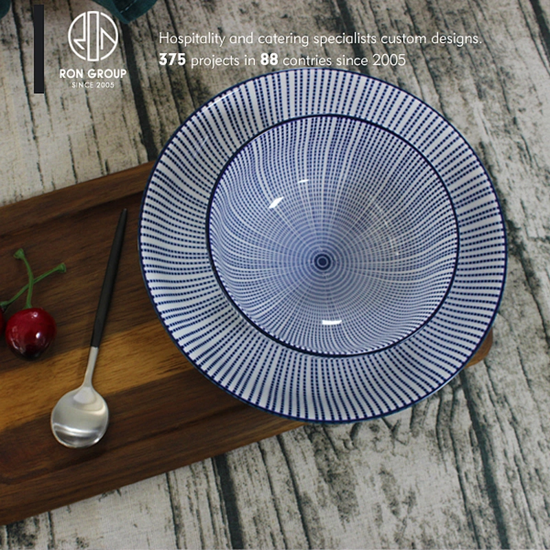 Restaurant Supporting 11.5 diameter Porcelain bowl for soup or salads