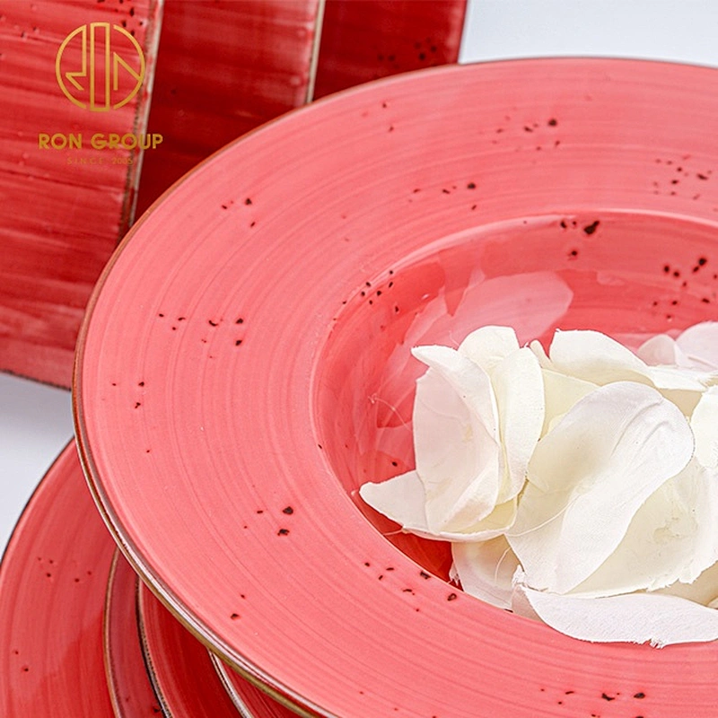 Portable Extra Thin Round Dish Commercial Restaurant Dinnerware